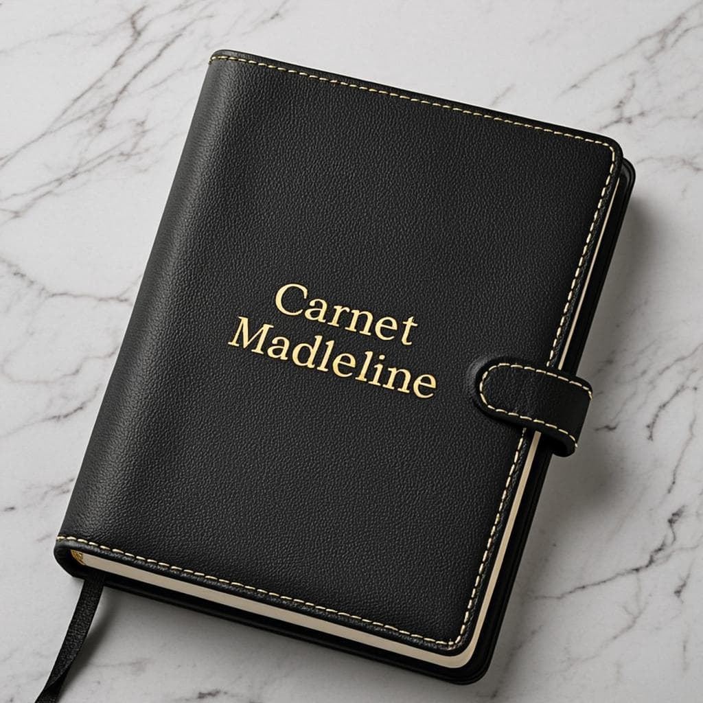 Carnet Madeleine Royal — Carnet cuir