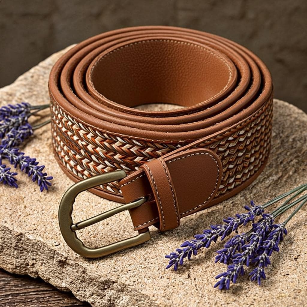 Ceinture Tressée César — Ceinture tressée royale