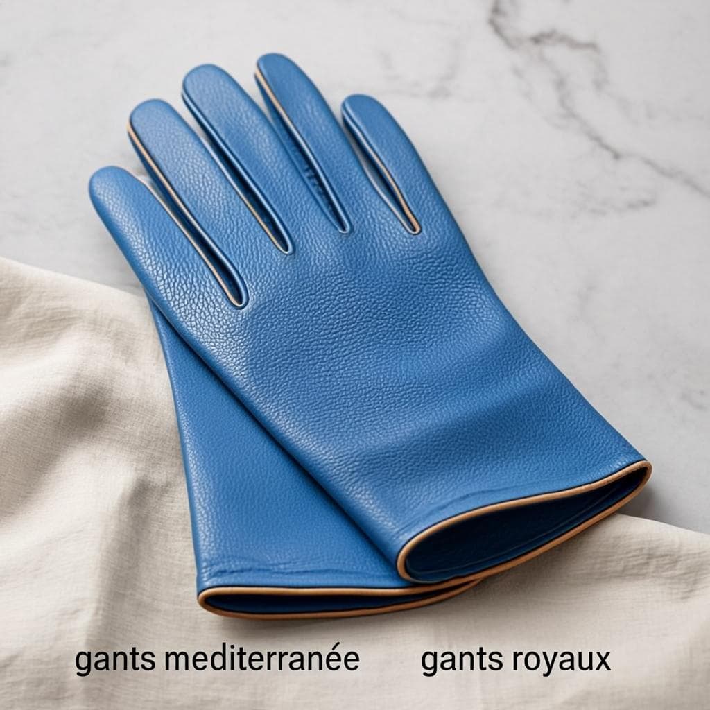 Gants Méditerranée Or — Gants royaux