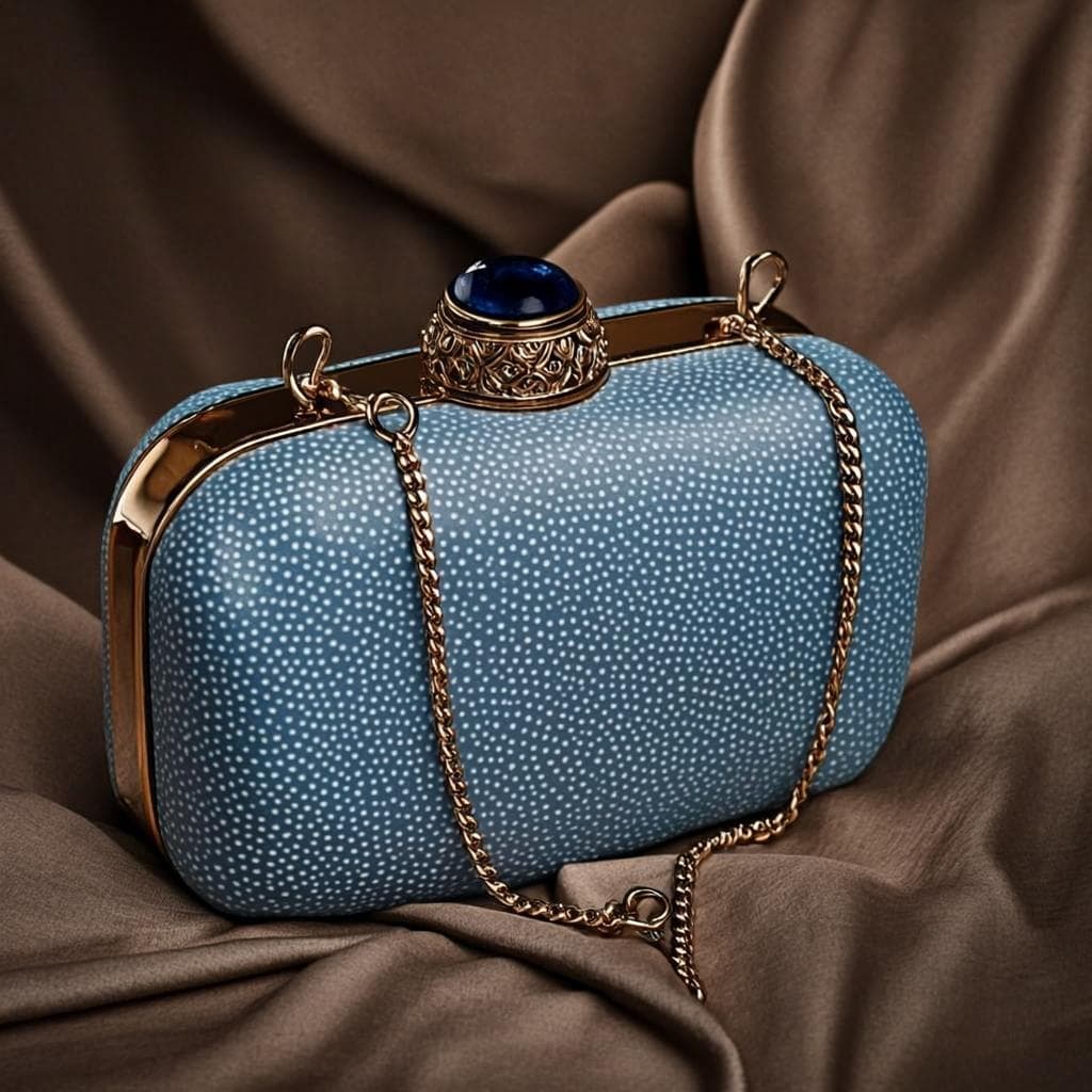 Pochette Sa Majesté Azur — Pochette royale numérotée