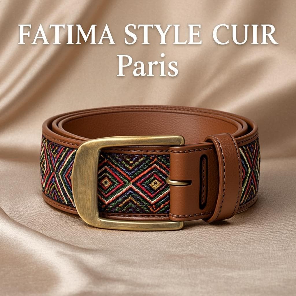 Ceinture Dakar Brodée — Ceinture brodée