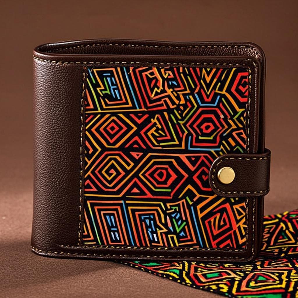 Portefeuille Abidjan — Portefeuille wax