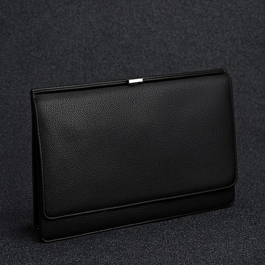 Pochette Onyx — Pochette sculpturale