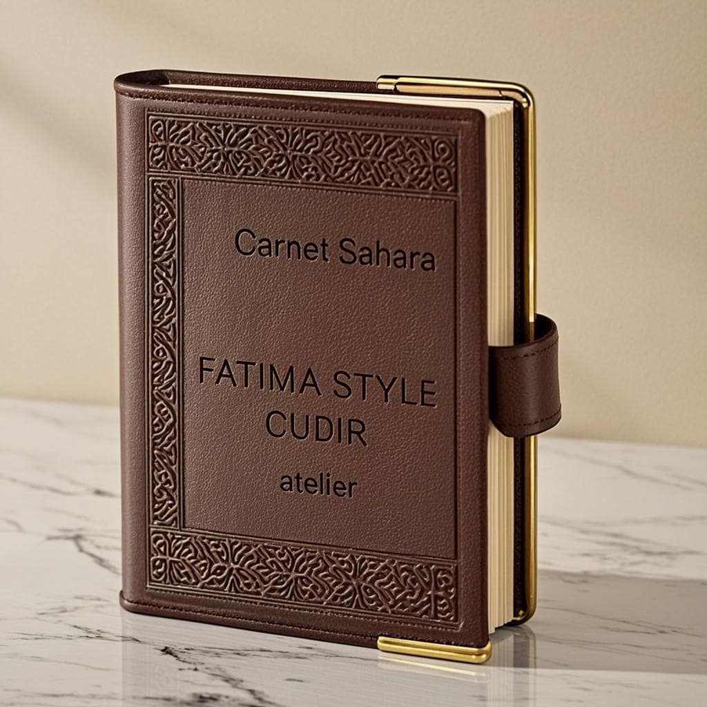 Carnet Sahara — Carnet cuir