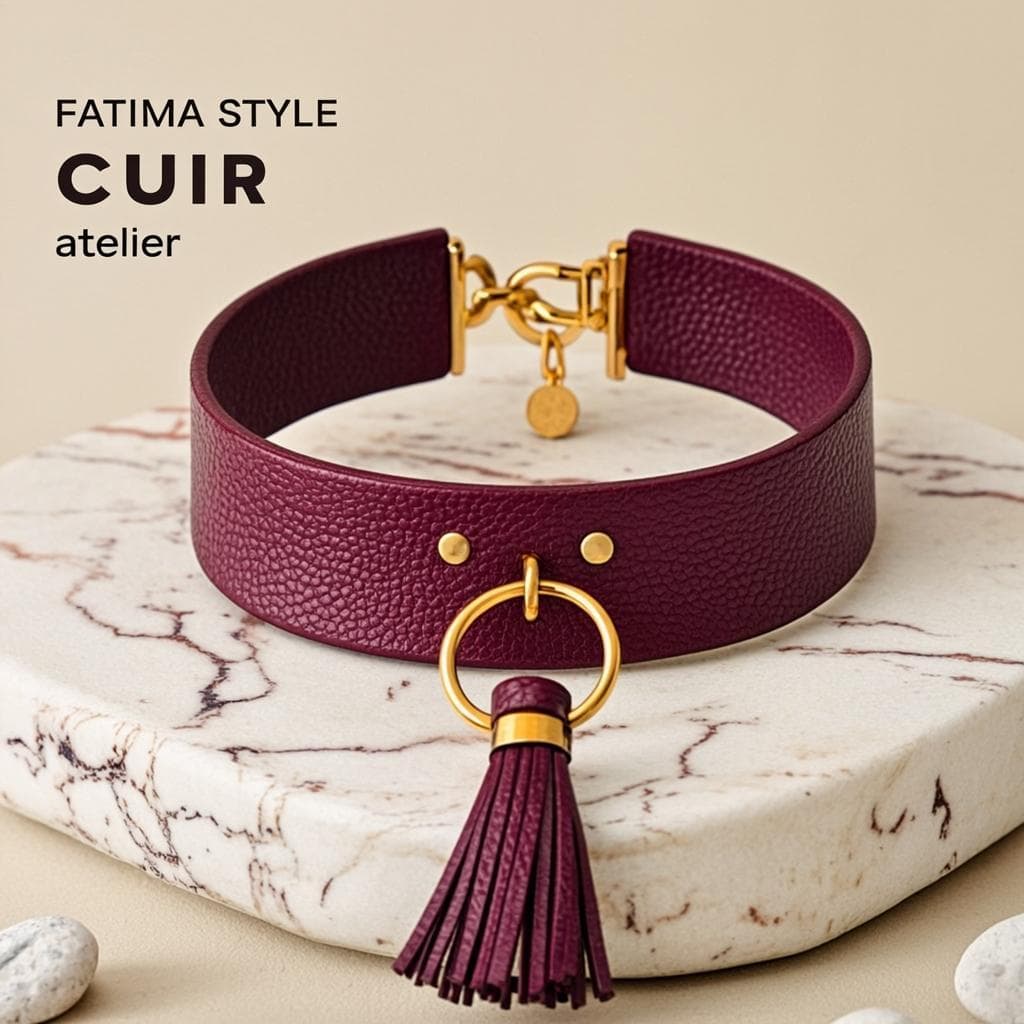 Collier Cuir Souk — Collier