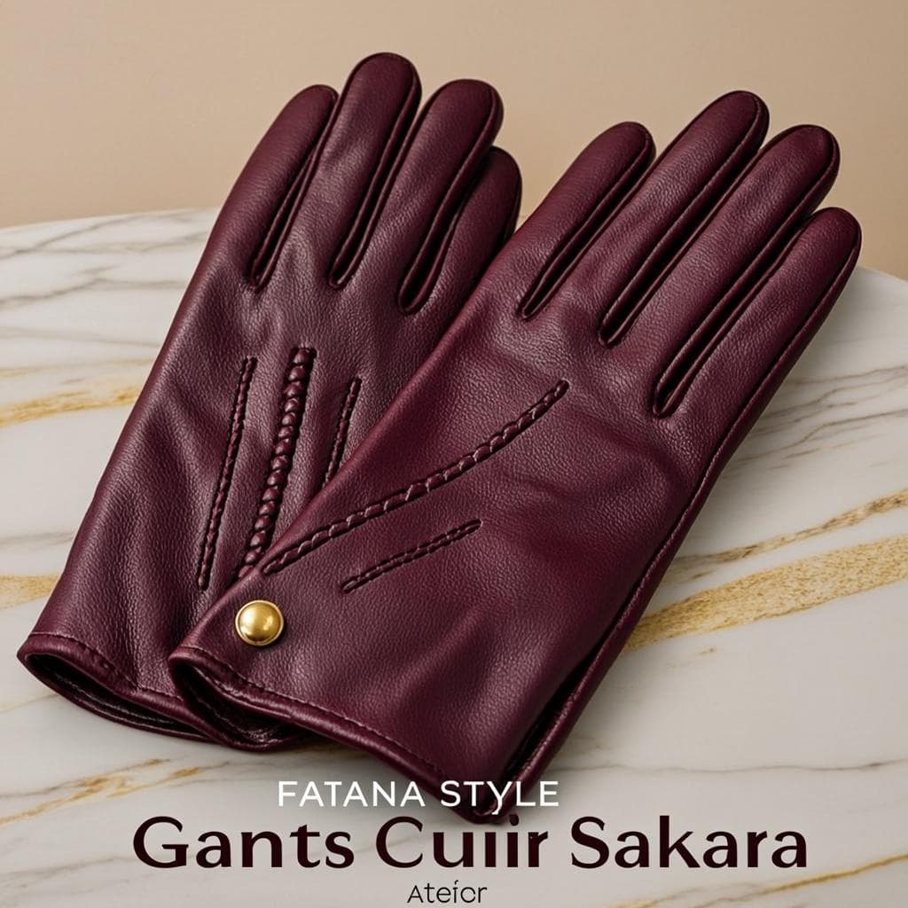 Gants Cuir Sahara — Gants cuir