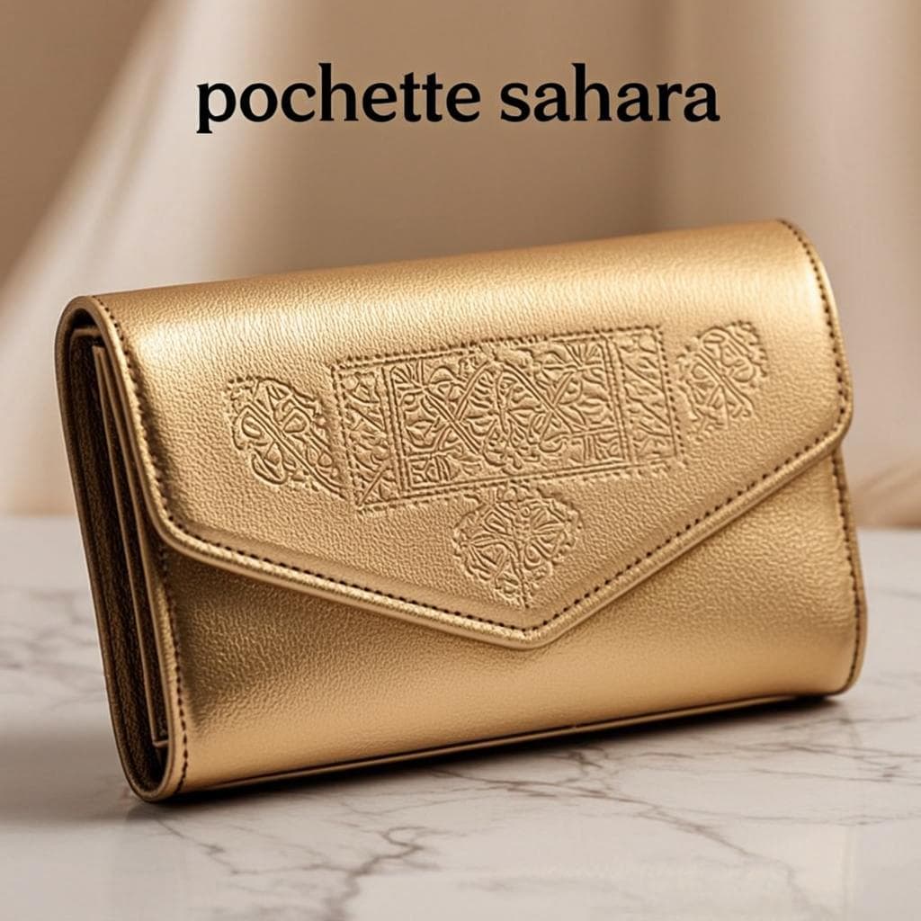 Pochette Sahara Or — Pochette sahara
