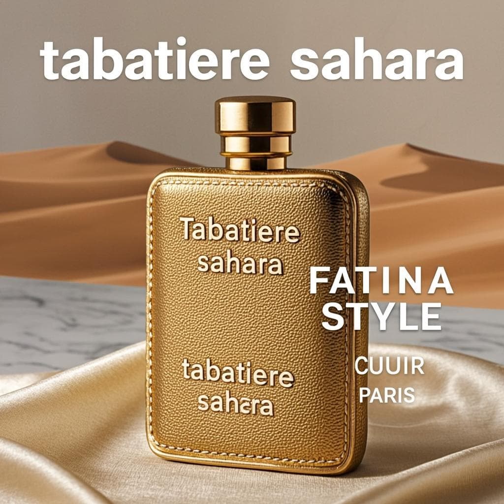 Tabatière Sahara Or — Tabatière sahara