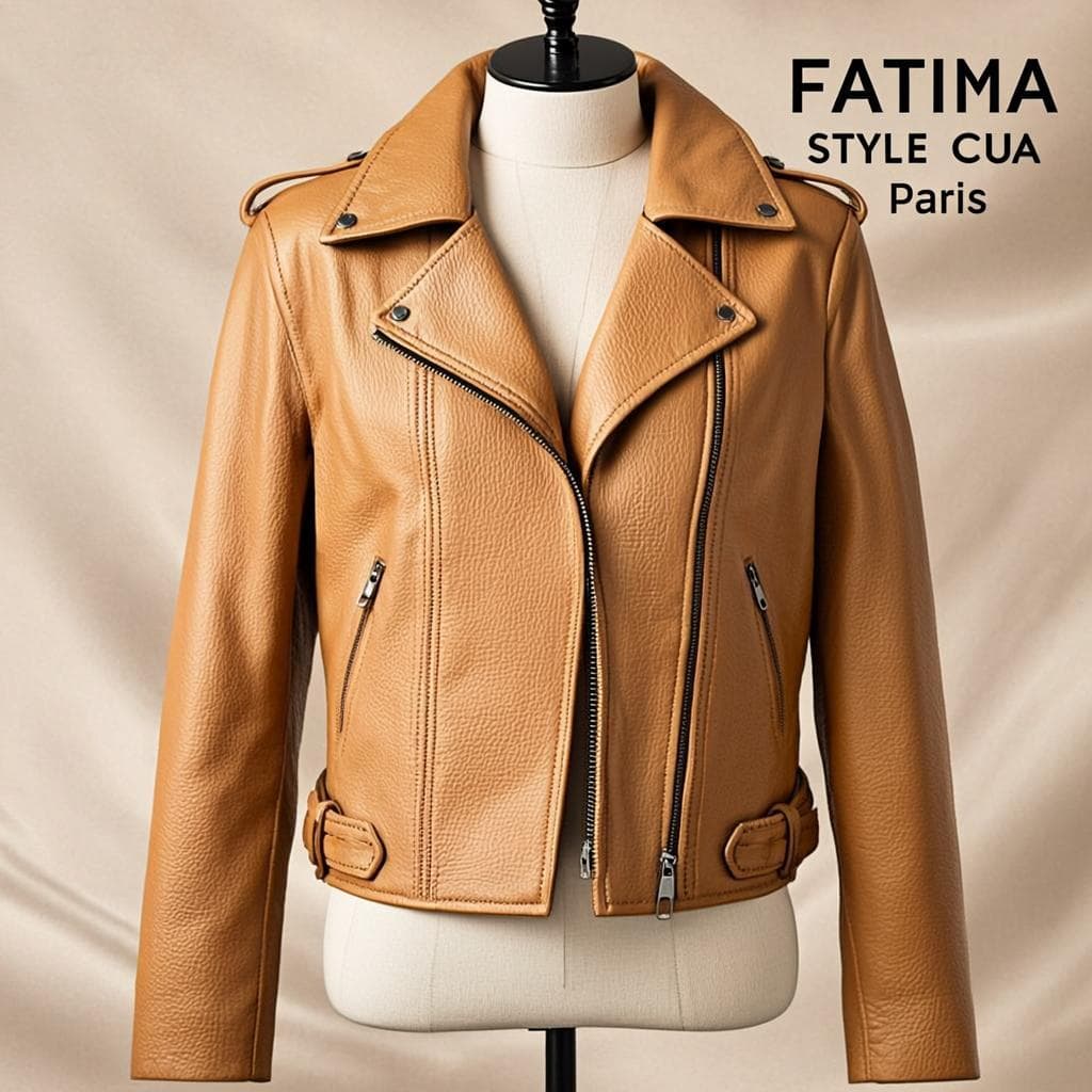 Blazer Cuir Sahel — Manteau cuir