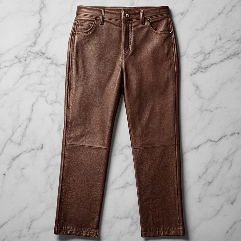 Pantalon Caramel Couture — Pantalon cuir
