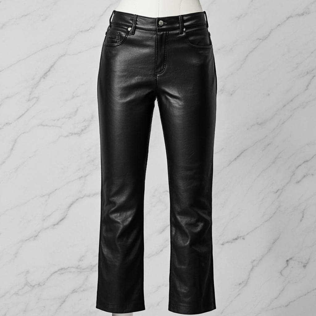 Pantalon Seconde-Peau Noir — Pantalon cuir