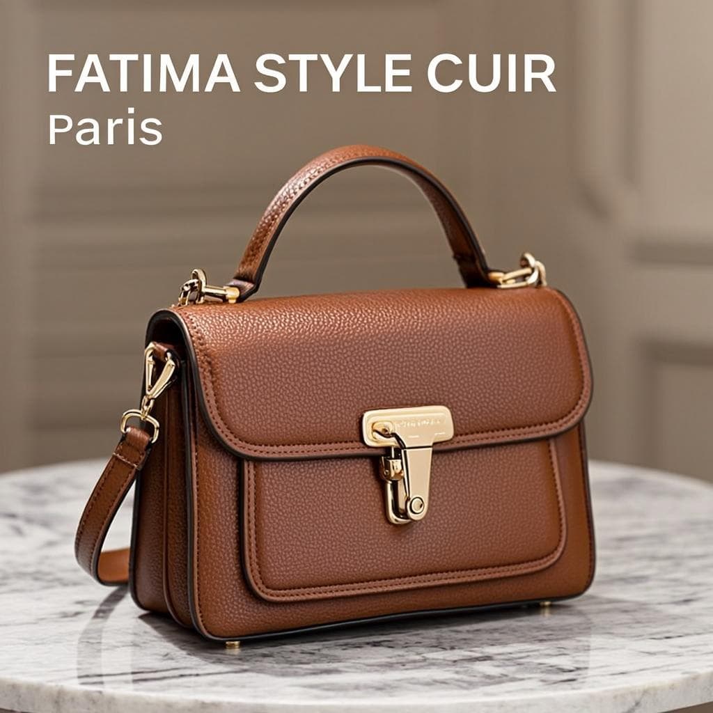 Mini-Cartable Dauphine — Cartable cuir