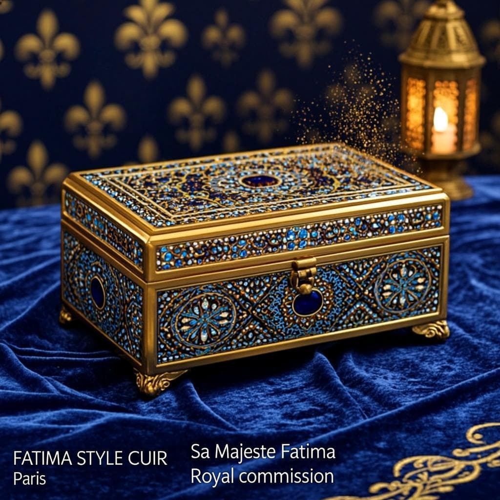 Coffret à Manuscrit Persan — Coffret à livre