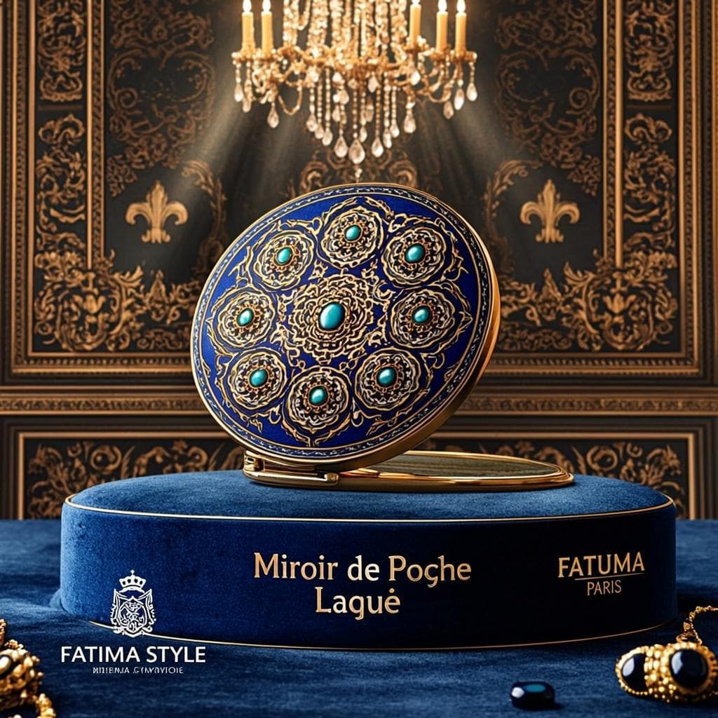 Miroir de Poche Laqué — Miroir de poche