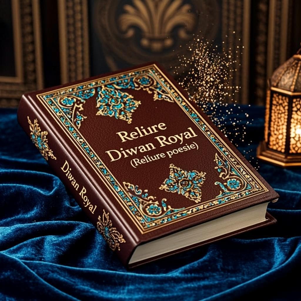 Reliure Diwan Royal — Reliure poésie