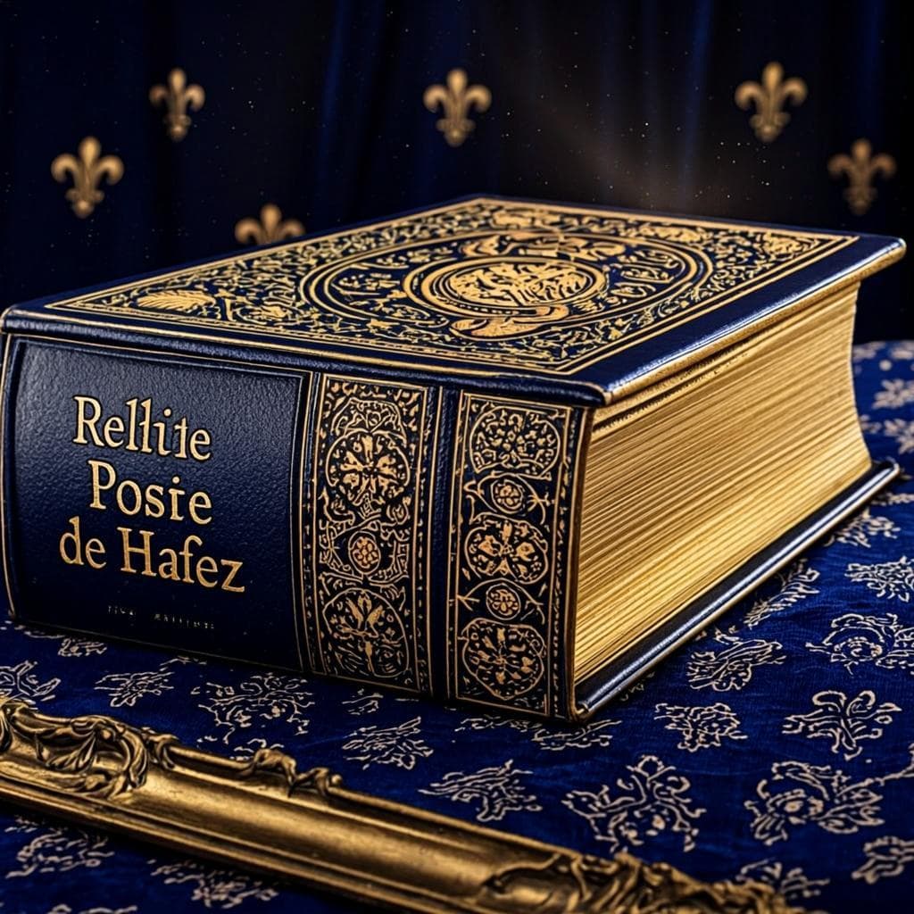 Reliure Poésie de Hafez — Reliure de poche