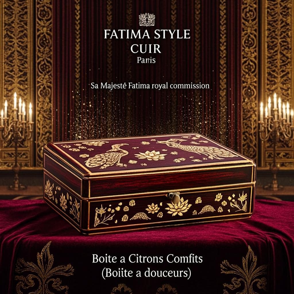 Boîte à Citrons Confits — Boîte à douceurs