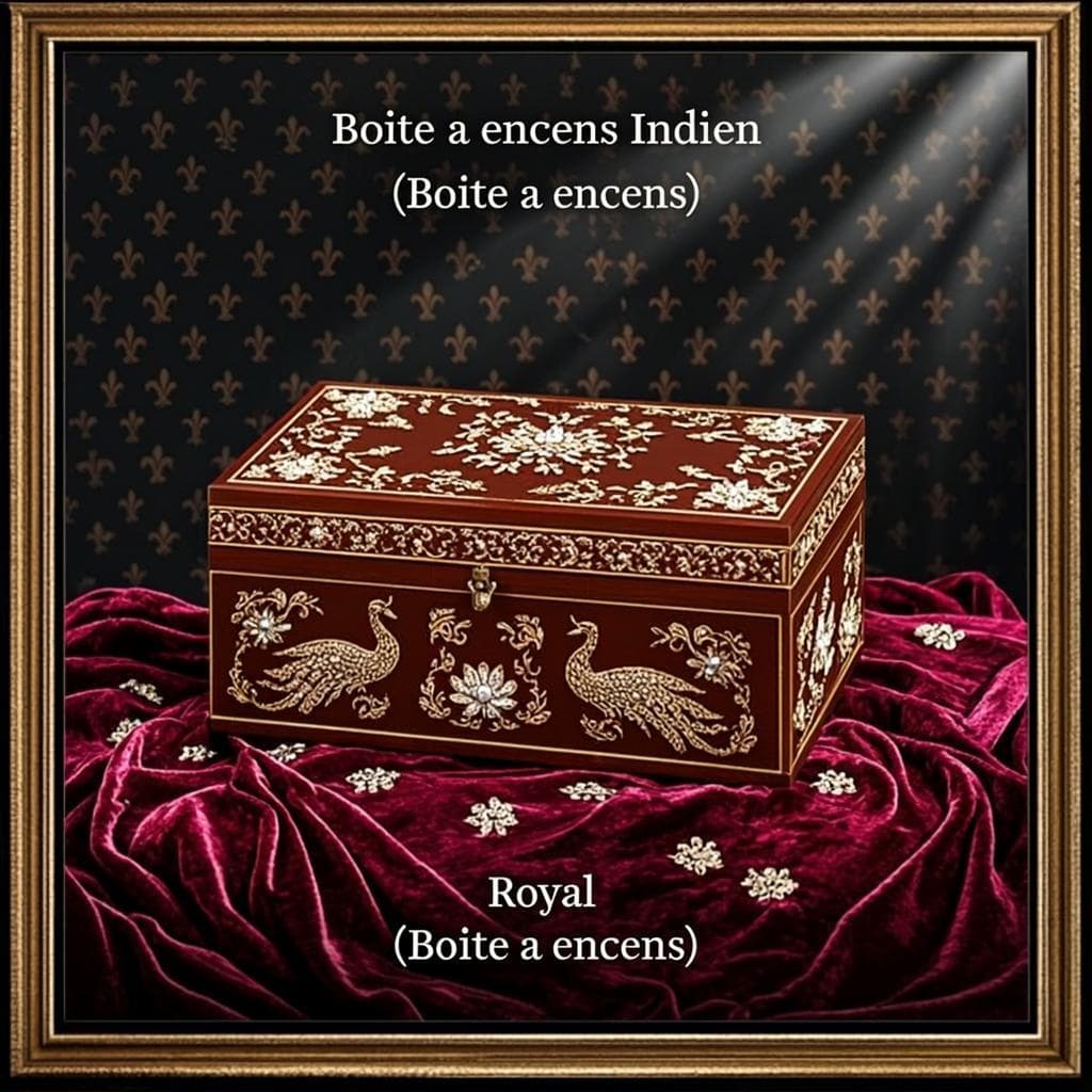 Boîte à encens Indien Royal — Boîte à encens