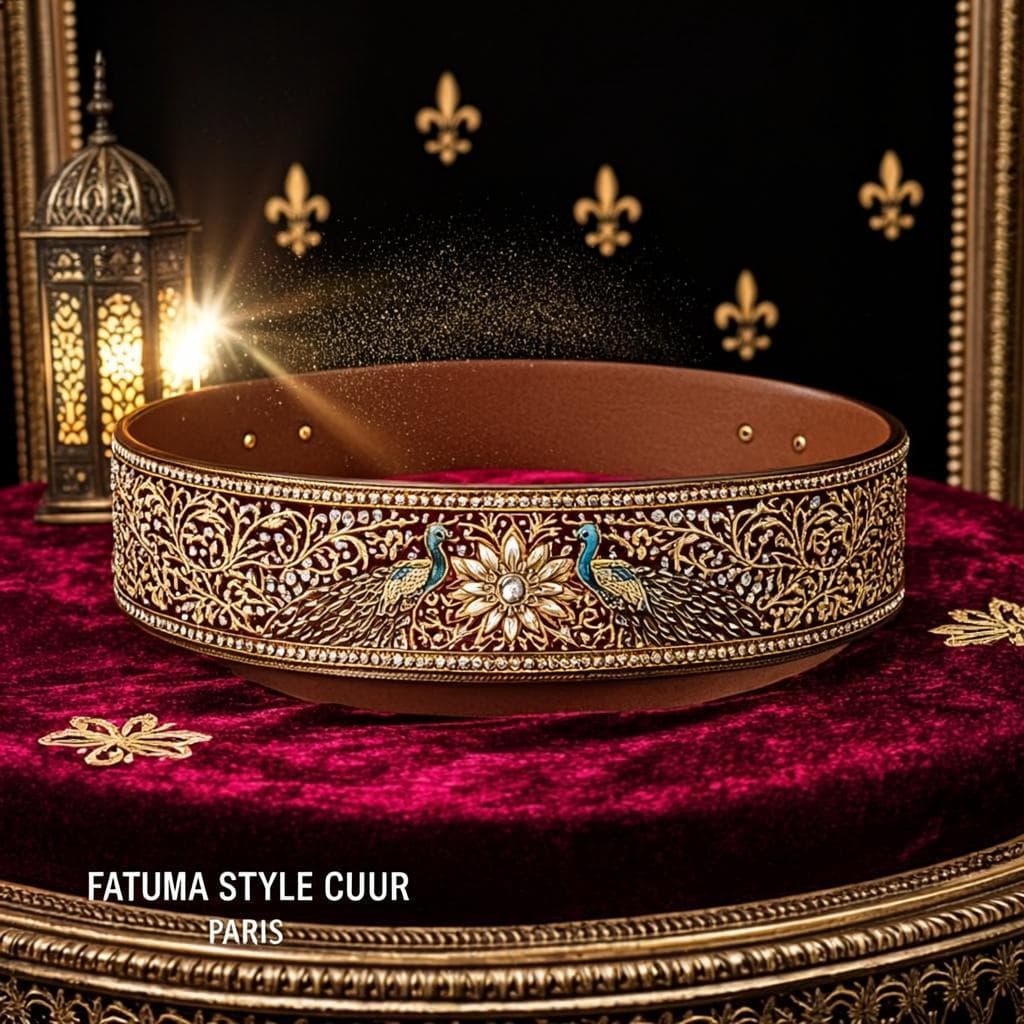 Ceinture Brodée Jaipur — Ceinture brodée
