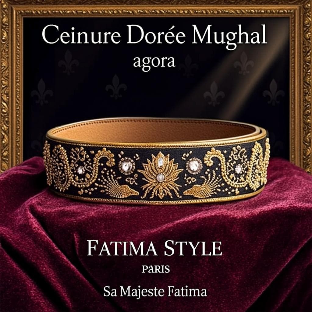 Ceinture Dorée Mughal — Ceinture or