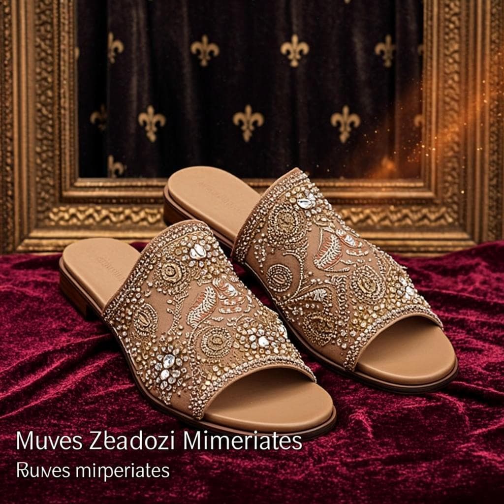 Mules Zardozi Impériales — Mules impériales