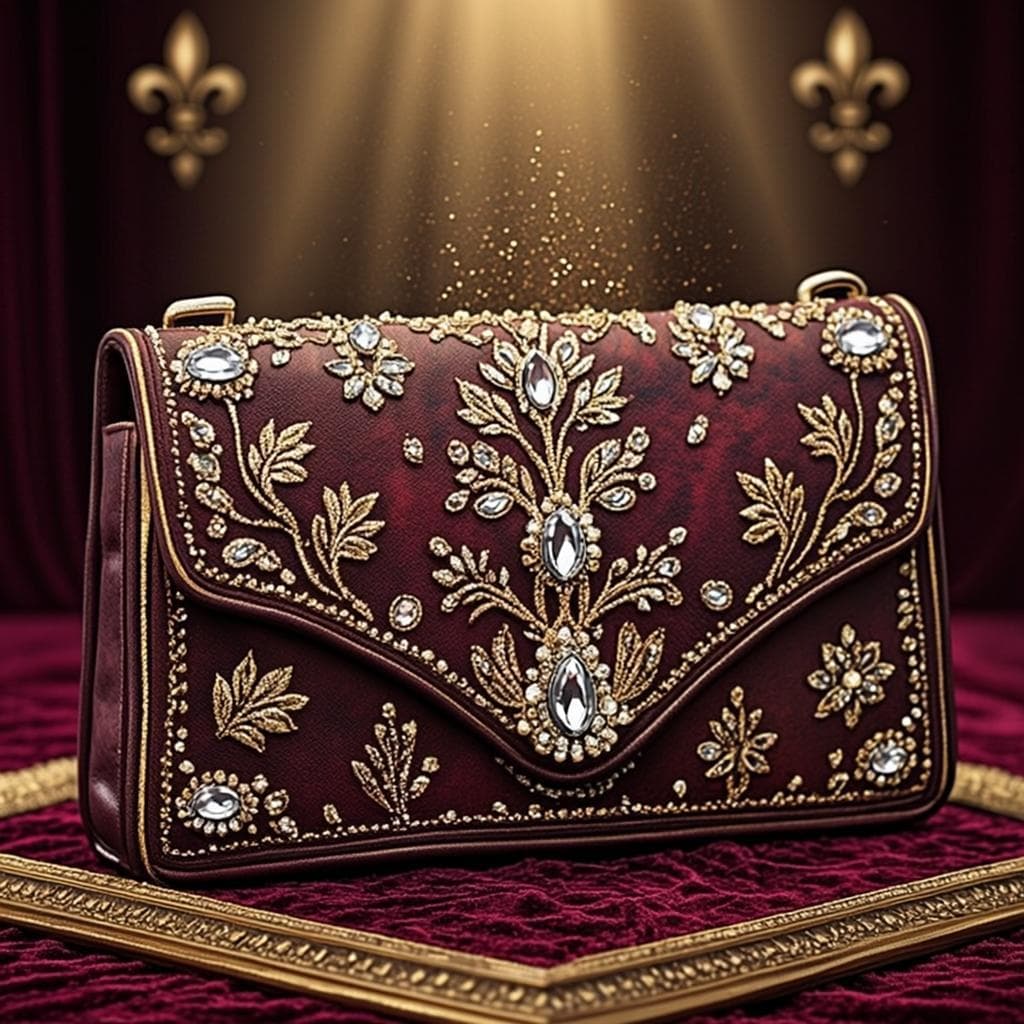 Pochette Émeraude Royale — Pochette émeraude