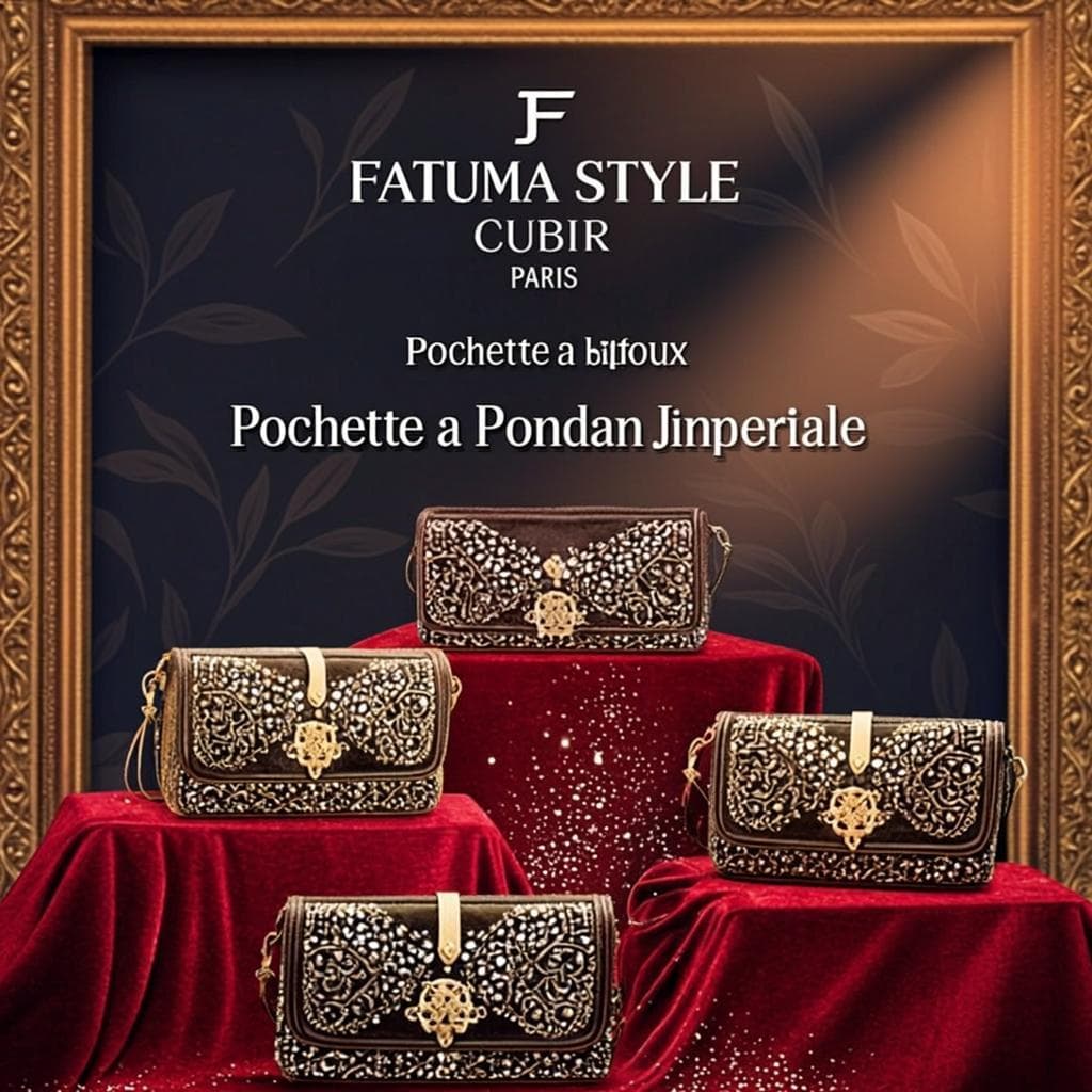 Pochette Kundan Impériale — Pochette à bijoux