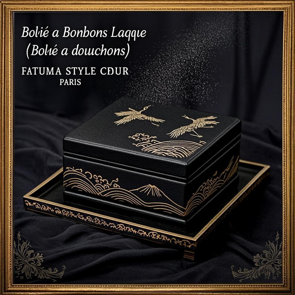 Boîte à Bonbons Laquée — Boîte à douceurs