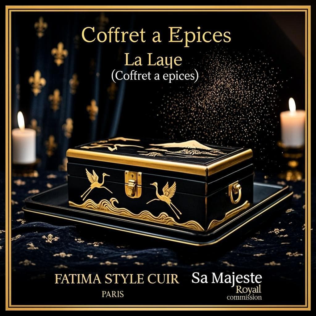 Coffret à Épices Laqué — Coffret à épices