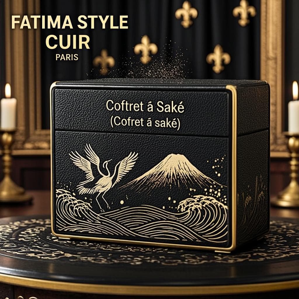 Coffret à Saké Laqué — Coffret à saké