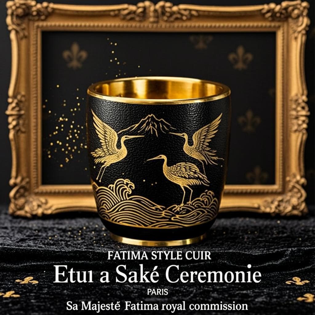 Étui à Saké Cérémonie — Étui à saké royal