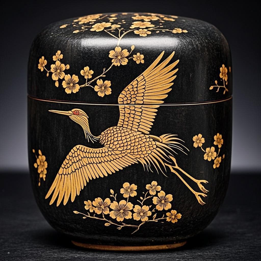 Inro Royal d'Edo — Étui à remèdes