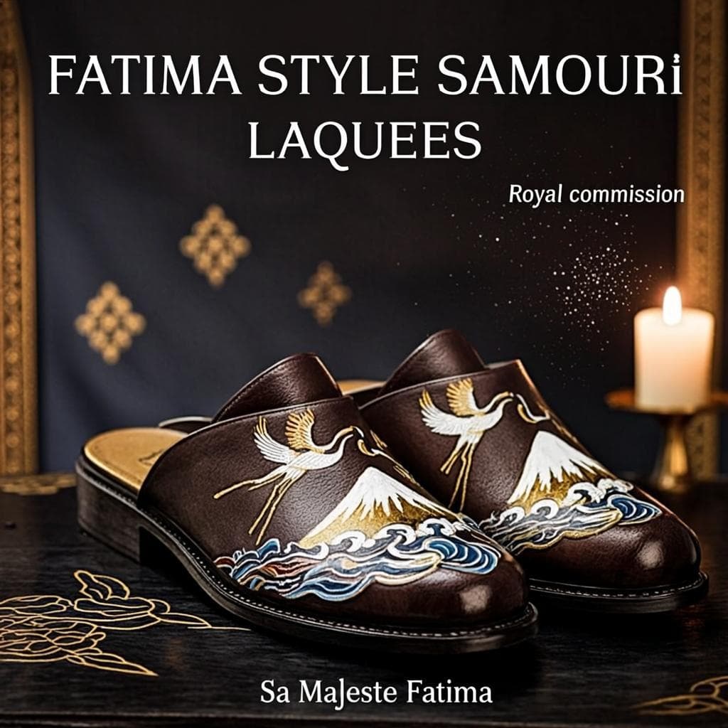Mules Samouraï Laquées — Mules samouraï