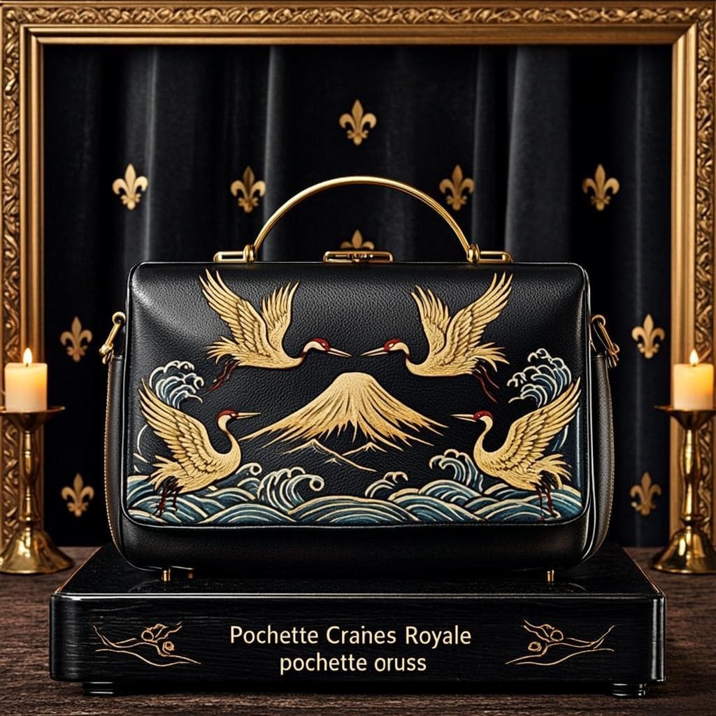 Pochette Cranes Royale — Pochette grues