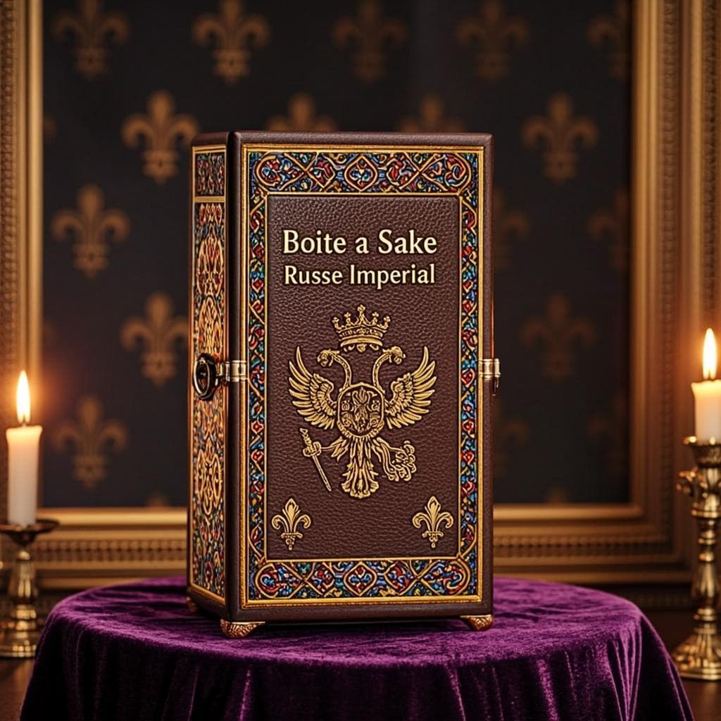 Boîte à Saké Russe Impérial — Boîte à saké russe