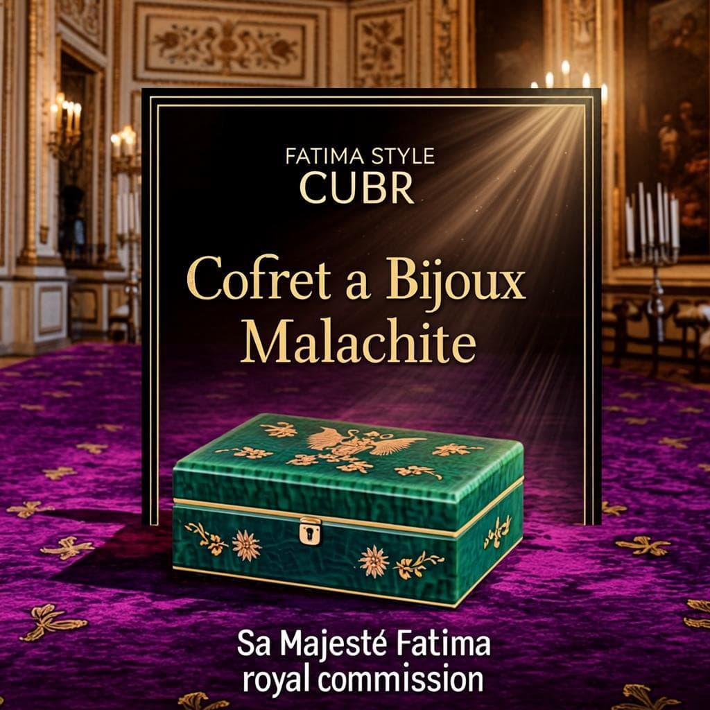 Coffret à Bijoux Malachite — Coffret à bijoux malachite