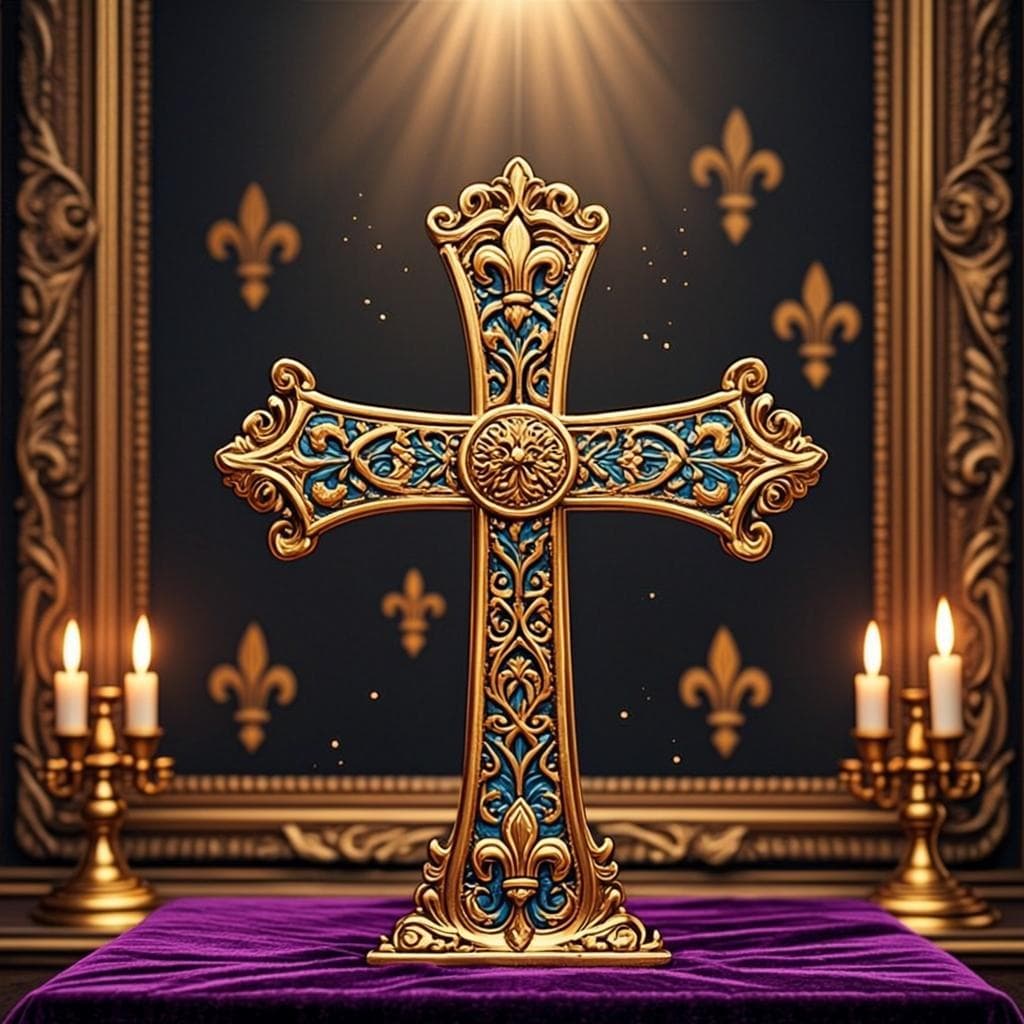 Porte-Croix Orthodoxe Royale — Porte-croix royal
