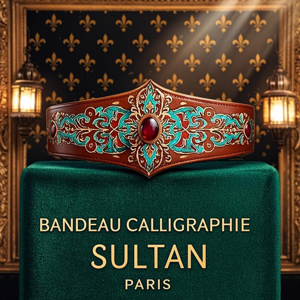 Bandeau Calligraphie Sultan — Bandeau calligraphie
