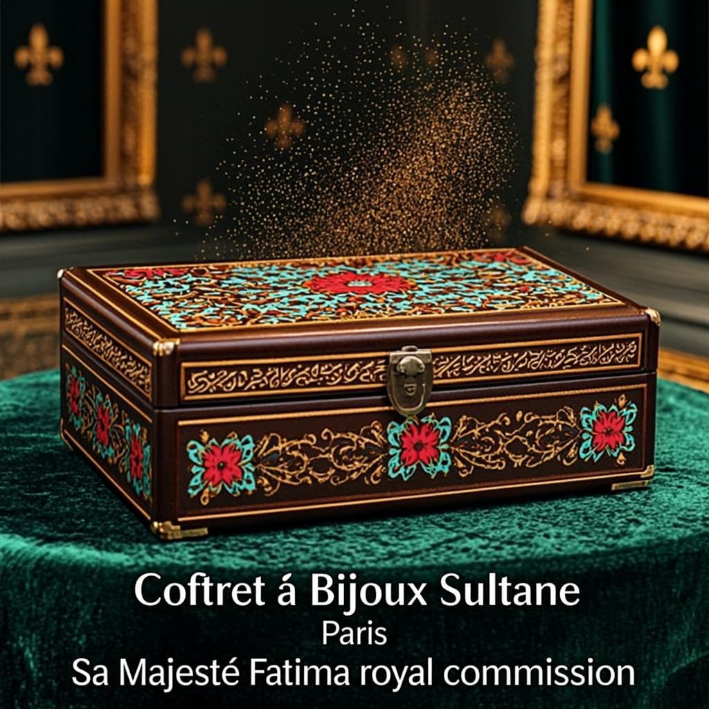 Coffret à Bijoux Sultane — Coffret à bijoux sultane