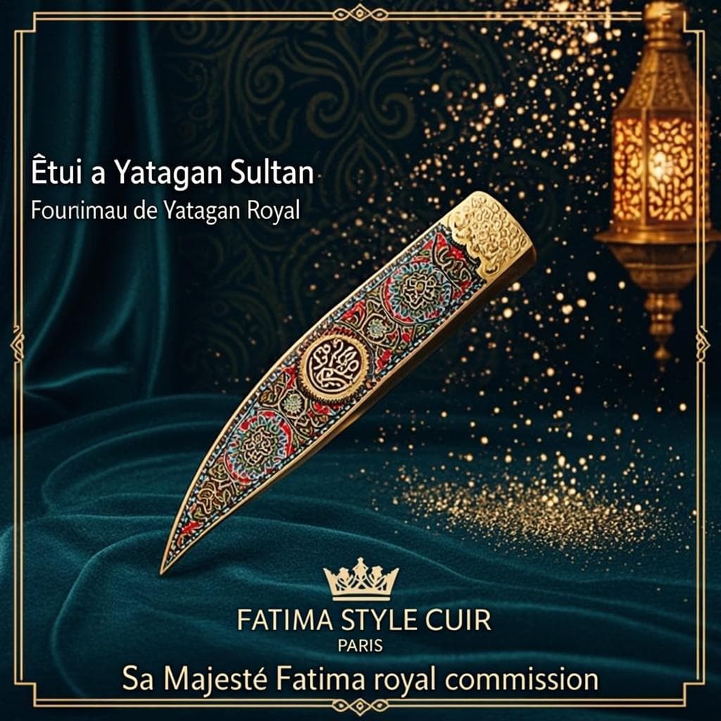Étui à Yatagan Sultan — Fourreau de yatagan royal