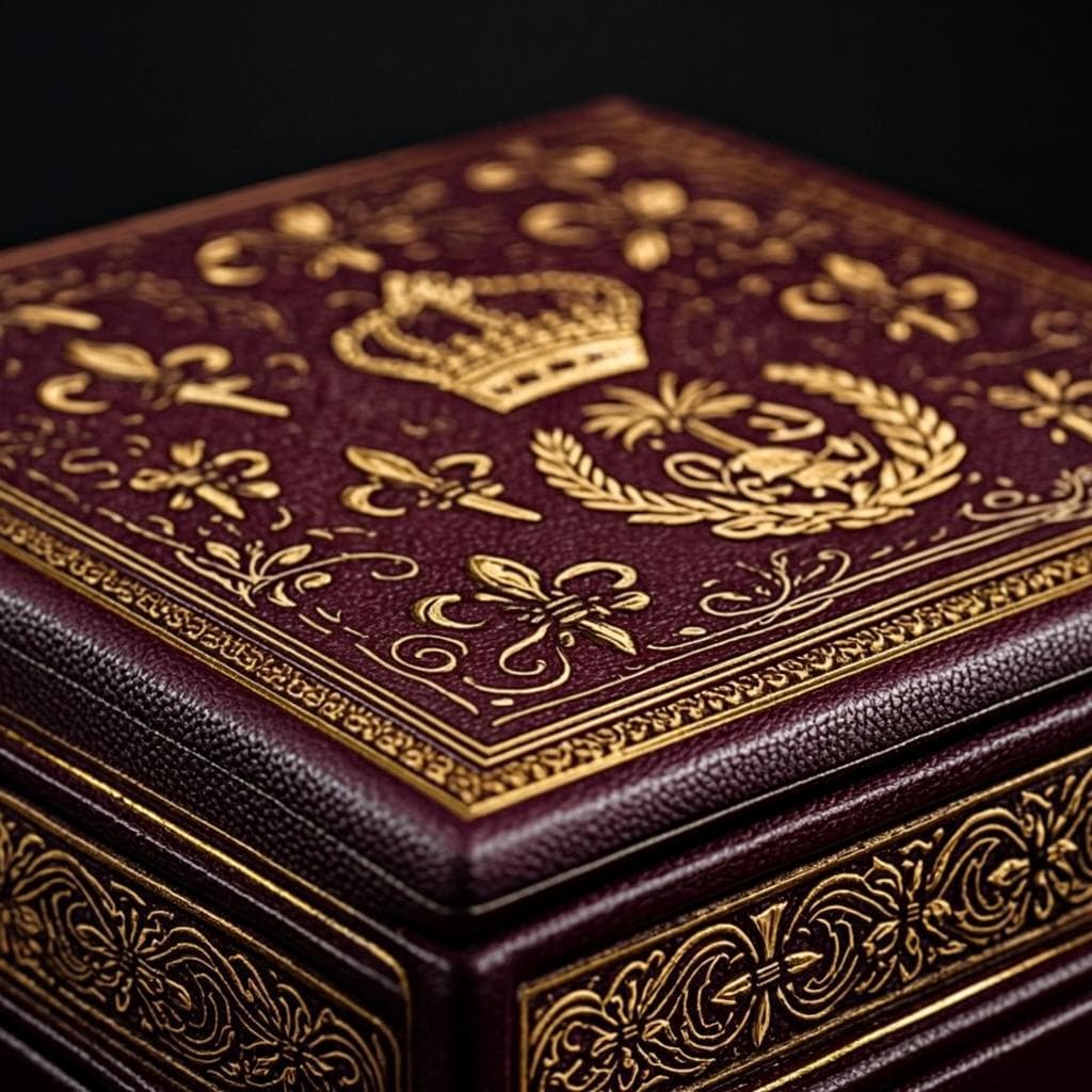Boutons de Manchette Or Royal — Accessoire royal