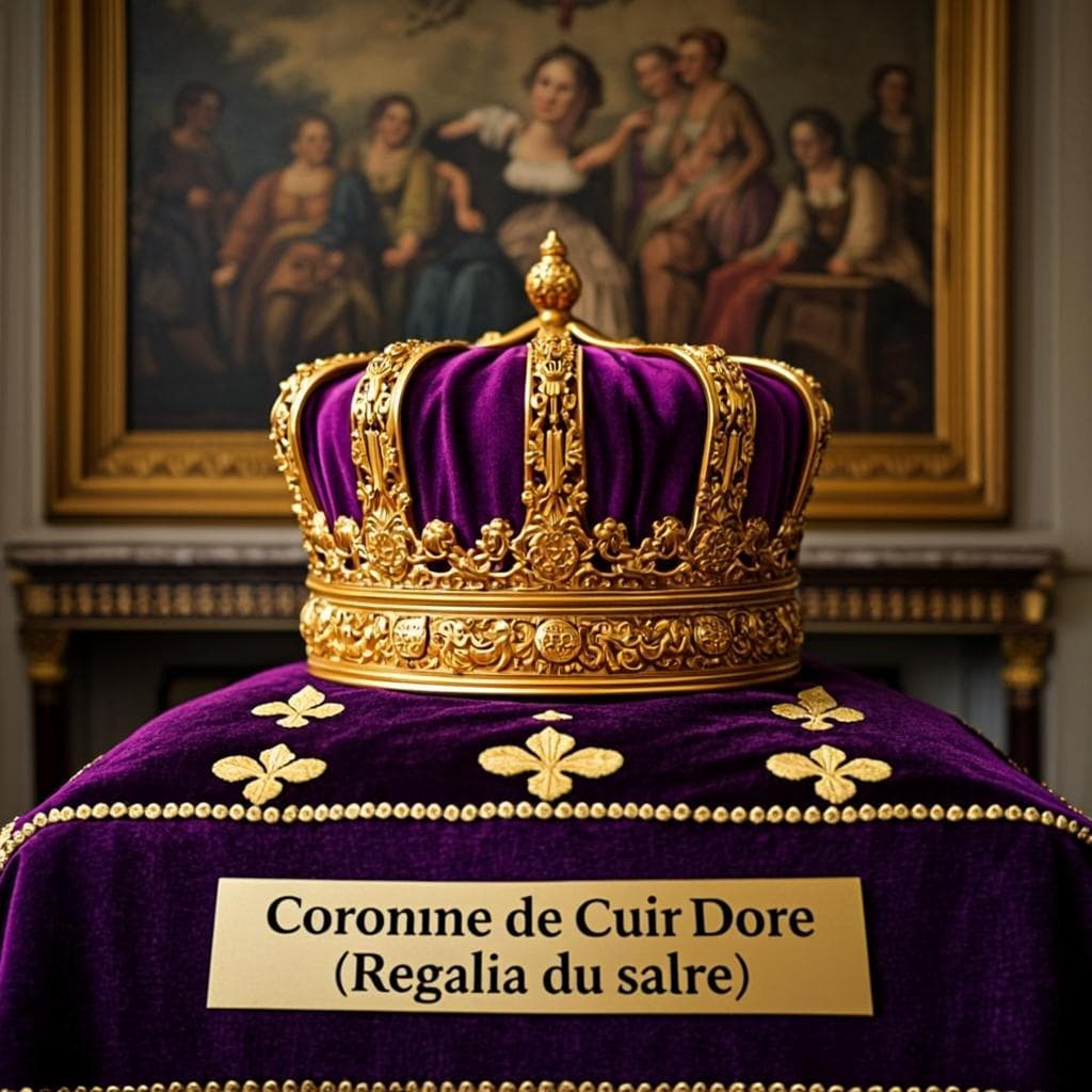 Couronne de Cuir Doré — Regalia du sacre