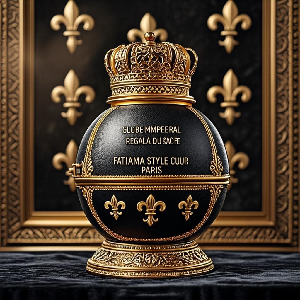 Globe Impérial Cuir & Or — Regalia du sacre
