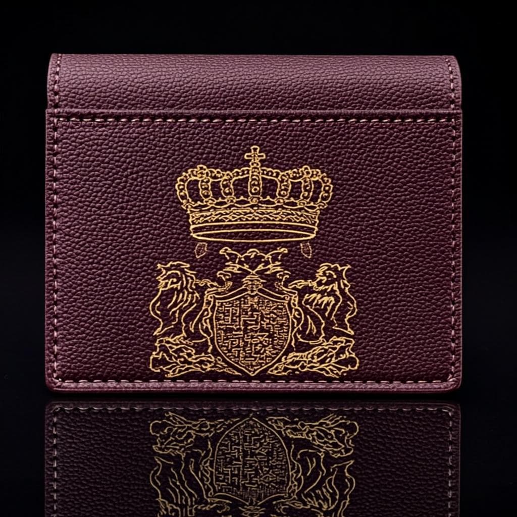 Porte-Cartes Royal Or — Portefeuille royal