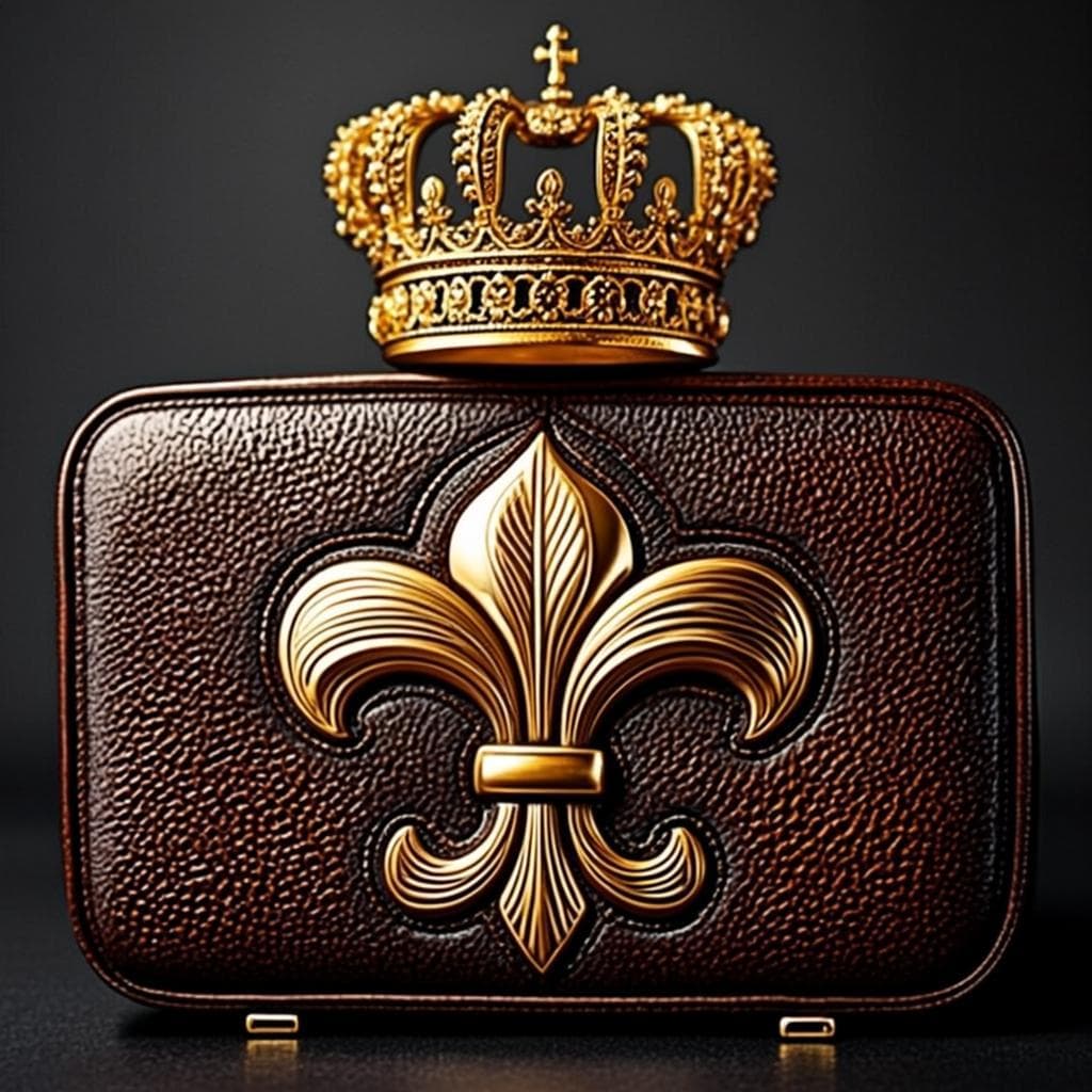 Porte-Monnaie Versailles — Portefeuille royal