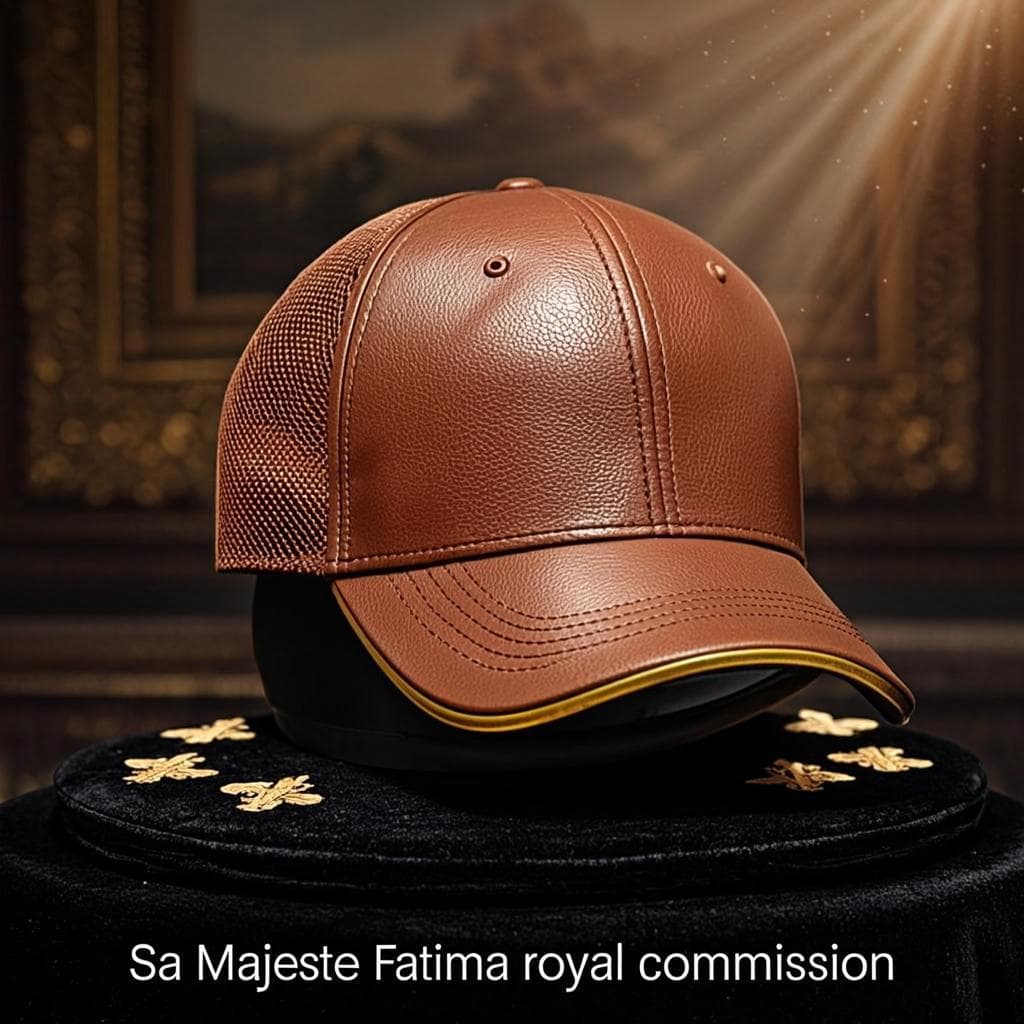 Casquette Trucker Cuir & Filet — Casquette trucker