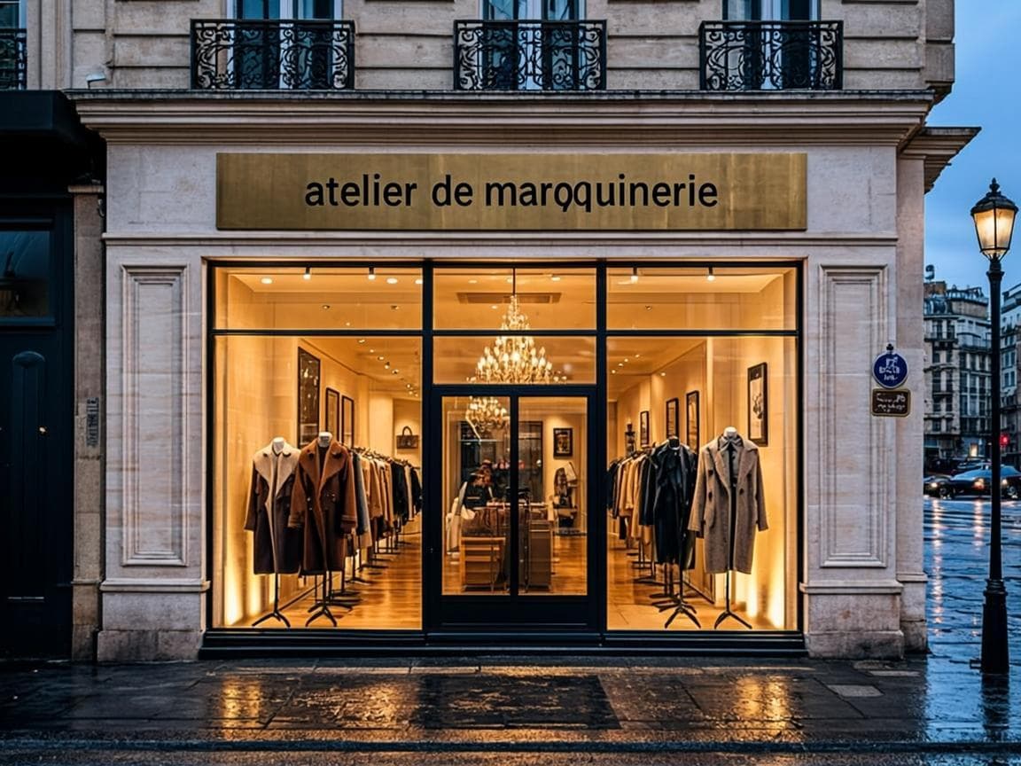 Façade de la boutique FATIMA STYLE CUIR sur l'Avenue Ledru Rollin, Paris 11e